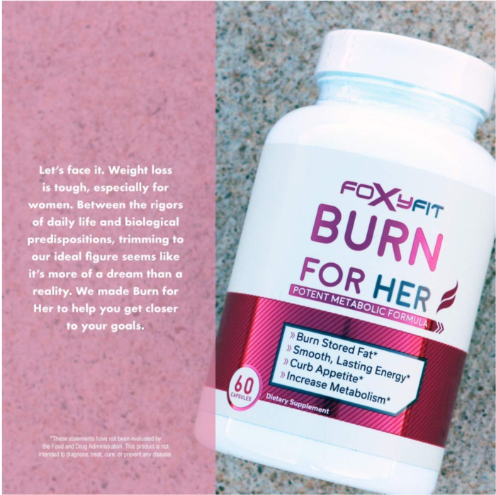 Foxy fit burn for her womens fat burner