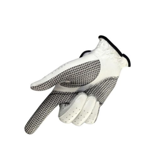 Mens Golf Genuine leather Breathable Pure Sheepskin with Anti slip granules Gloves 4