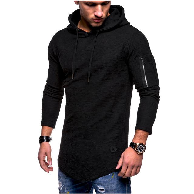 Men's Pullover Side Arm Zip Hoodie - Spectral Body