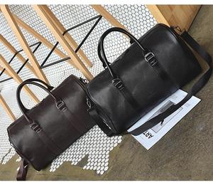 Pebbled Leather Weekend Bag Stylish Travel Bags Best Leather Duffle Bag 8