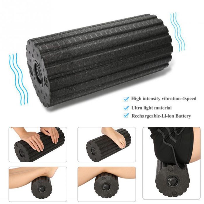 Vibrating Foam Roller Massage Roller Foam Roller Exercises gym 1 1