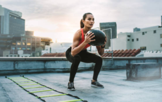 agility ladder rooftop