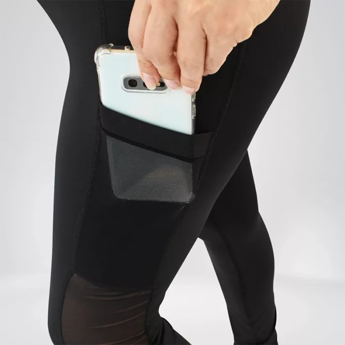 Copper fabric leggings phone pocket