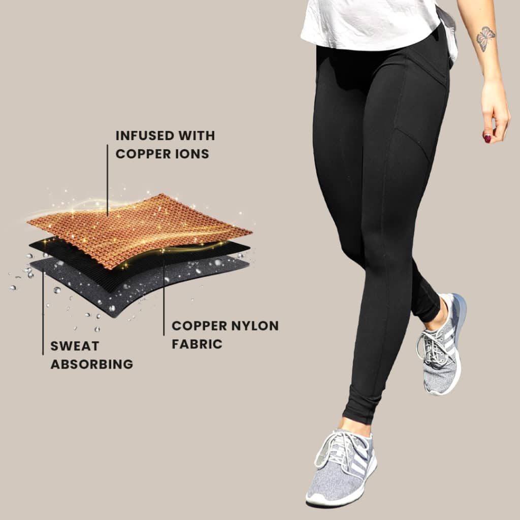 The Benefits Of Copper Infused Fabric Leggings - Spectral Body