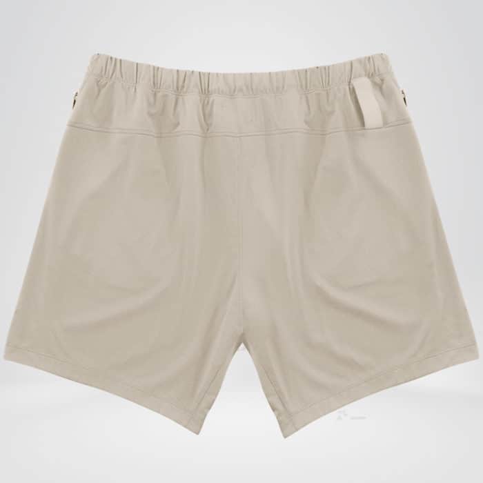 Copper infused shorts white back