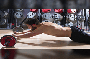 ab roller exercise using a barbell thumbnail