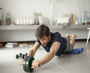 ab roller exercise at home thumbnail