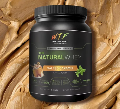 Salted Caramel Whey Protein Powder Top MMA Supplements