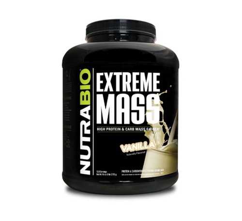 NutraBio Extreme Mass Vanilla Protein 6lb